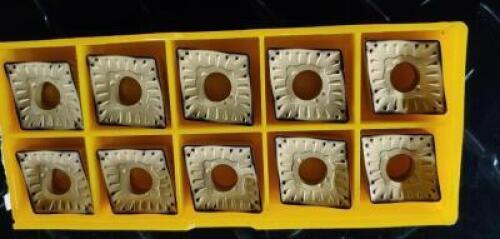 DESCRIPTION: (20) DIA EDGE CMNN643HZ NEGATIVE TURNING INSERTS BRAND/MODEL: MITSUBISHI MATERIALS CNMM190612-HZ RETAIL$: $20.67 PER INSERT QTY: 20