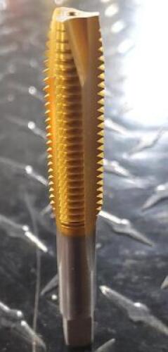 DESCRIPTION: (3) METRIC COURSE HSS SPIRAL POINT PLUG CHAMFER TAP BRAND/MODEL: HERTEL 87145579 RETAIL$: $38.30 SIZE: M12x1.75 QTY: 3