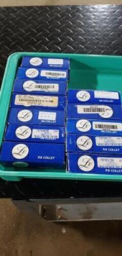 DESCRIPTION: (12) VARIOUS R8 COLLETS BRAND/MODEL: LYNDEX RETAIL$: $ 36.00 AVG SIZE: VARIOUS QTY: 12