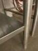 DESCRIPTION: 5' SINGLE WELL STEAM TABLE WITH HAND SINK AND UNDER SHELF INFORMATION: WELDED LEGS SIZE: 60"X36" QTY: 1 - 6