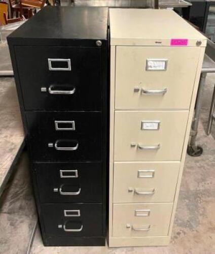 DESCRIPTION: (2) 4-DRAWER FILING CABINETS QTY: 2