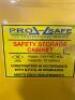 DESCRIPTION: (1) SAFETY CABINET BRAND/MODEL: PRO-SAFE/CAB-F45G-M2D INFORMATION: CAPACITY: 45 GAL/YELLOW/SELF CLOSING DOORS/MINOR DAMAGES, MUST COME IN - 2