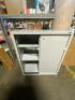 DESCRIPTION: (1) STORAGE CABINET BRAND/MODEL: ATLANTIC METAL/BA2S361842-05 INFORMATION: DOVE GRAY/WELDED STEEL/MINOR DAMAGES, MUST COME INTO INSPECT R - 2