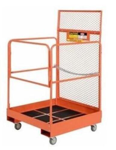 DESCRIPTION: (1) FORK DECK MAINTENANCE PLATFORM BRAND/MODEL: BALLYMORE/FD-O-C INFORMATION: ORANGE/CAPACITY: 1000 LBS RETAIL$: 528.64 SIZE: 36" X 36" Q