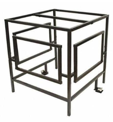 DESCRIPTION: (1) AC CONDENSER SECURITY CAGE BRAND/MODEL: AC GUARD/ACGU INFORMATION: 16-GUAGE STEEL/BLACK RETAIL$: 371.10 SIZE: 34 TO 59"W X 30 TO 51"D