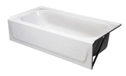 DESCRIPTION: (1) ALOHA SOAKING BATHTUB BRAND/MODEL: BOOTZ/011-3364-00 INFORMATION: WHITE/PORCELAIN/MUST COME INTO INSPECT RETAIL$: 167.00 SIZE: 60"L X