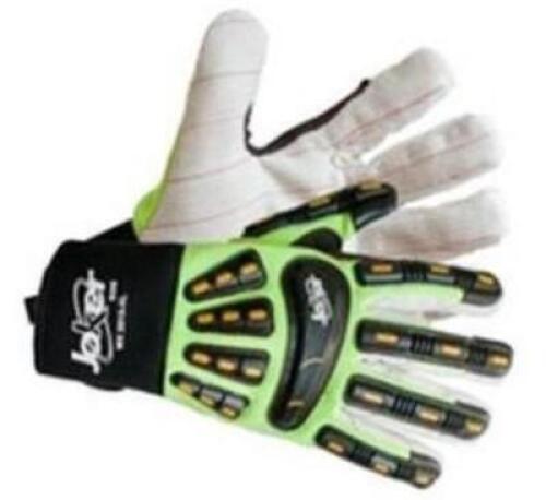DESCRIPTION: (4) IMPACT GLOVES BRAND/MODEL: JOKER/MX2515-3XL INFORMATION: LIME, BLACK & WHITE/PADDED RETAIL$: 28.00 EACH SIZE: 3XL QTY: 4