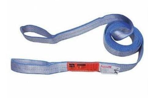 DESCRIPTION: (1) FLAT WEB SLING BRAND/MODEL: DAYTON/35XH69 INFORMATION: BLUE/VERTICAL HITCH CAPACITY: 16,500 LBS RETAIL$: 225.17 SIZE: 6"SLING WIDTH X