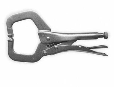 DESCRIPTION: (2) LOCKING C-CLAMPS BRAND/MODEL: WESTWARD/2FDD1 INFORMATION: NICKLE PLATED/CLAMPING FORCE: 900 LBS RETAIL$: 22.44 EACH SIZE: 10-3/4"L X