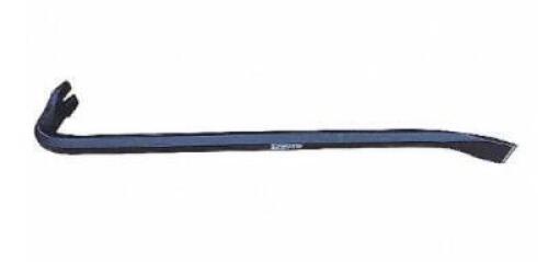 DESCRIPTION: (1) WRECKING BAR BRAND/MODEL: WESTWARD/3FE89 INFORMATION: GOOSENECK/ALLOY STEEL/BLACK RETAIL$: 18.93 SIZE: 36"L X 3/4"W X 3/4"DIA QTY: 1
