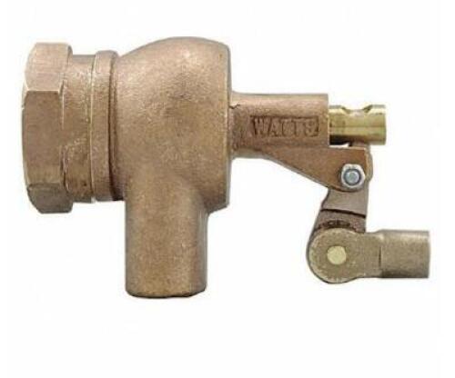 DESCRIPTION: (2) HEAVY DUTY FLOAT VALVE BRAND/MODEL: WATTS/1500 INFORMATION: BRONZE/FLOW RATE: 250 GPM RETAIL$: 123.85 EACH SIZE: 1-1/2"SIZE X 3/8"-16