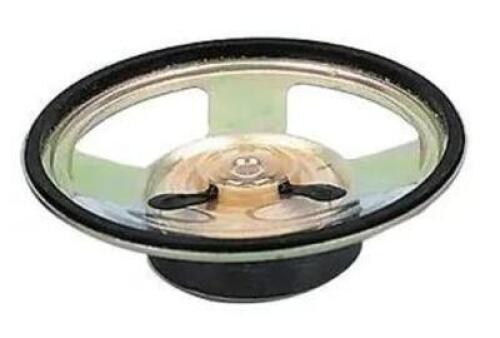 DESCRIPTION: (5) MYLAR SPEAKER BRAND/MODEL: EUROTEC/59.A66.00-01F INFORMATION: WATERPROOF/8 OHM RETAIL$: 10.08 EACH SIZE: 2.36" X .75" QTY: 5