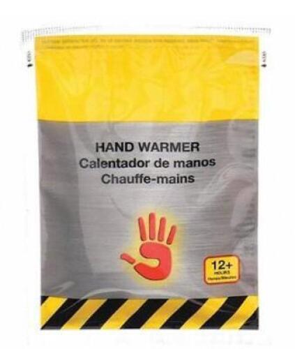 DESCRIPTION: (1) PACK OF (50) HAND WARMER BRAND/MODEL: CONDOR/32HD77 INFORMATION: AVERAGE TEMP: 109F/HEATING TIME: UP TO 8 HRS RETAIL$: 61.40 PER PK O
