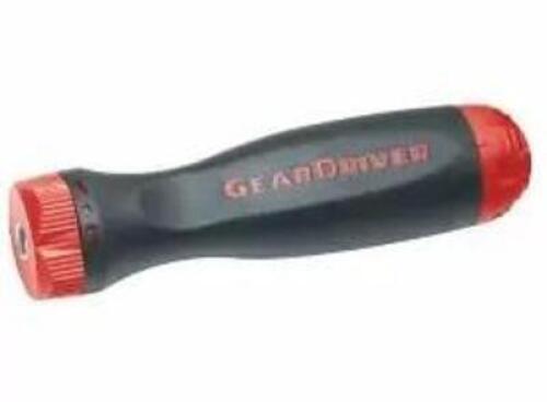 DESCRIPTION: (3) RATCHETING SCREWDRIVER HANDLE BRAND/MODEL: GEARWRENCH/890001GD INFORMATION: BLACK & RED RETAIL$: 14.58 EACH QTY: 3