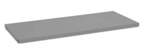 DESCRIPTION: (10) ADDITIONAL SHELF BRAND/MODEL: ULINE/H-1104ADD-GR INFORMATION: GRAY/STEEL RETAIL$: 25.00 EACH SIZE: 18" X 32" QTY: 10