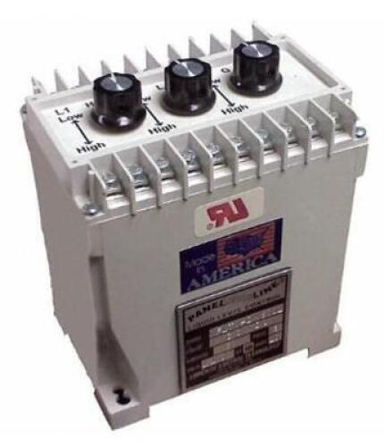 DESCRIPTION: (1) DIN MOUNT LEVEL CONTROL BRAND/MODEL: LUMENITE/WFLTV-DM-6012 INFORMATION: 3-RELAY/240VAC/CONDUCTIVITY RETAIL$: 714.35 SIZE: 4-3/4"H X