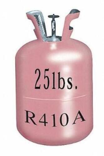 DESCRIPTION: (1) REFRIGERANT CYLINDER BRAND/MODEL: FORANE/R410A INFORMATION: PINK/POLYOL ESTER RETAIL$: 425.00 SIZE: 25 LBS QTY: 1