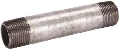 DESCRIPTION: (16) PIPE NIPPLE BRAND/MODEL: MUELLER/570-060BC INFORMATION: GALVANIZED STEEL/THREADED END RETAIL$: 25.85 EACH SIZE: 3" X 6" QTY: 16