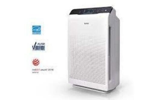 DESCRIPTION: (1) AIR PURIFIER WITH PLASMAWAVE TECHNOLOGY BRAND/MODEL: WINIX #C535 INFORMATION: WHITE RETAIL$: 150 SIZE: 360 SQ FT QTY: 1