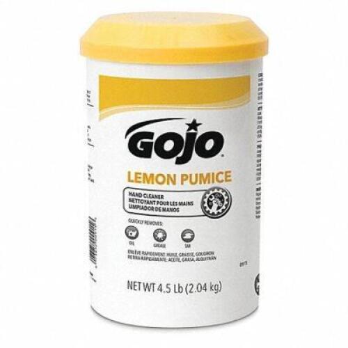 DESCRIPTION: (2) LIQUID HAND CLEANER BRAND/MODEL: GOJO #6Z635 INFORMATION: LEMON PUMICE RETAIL$: $26.37 EA SIZE: 4.5 LB QTY: 2