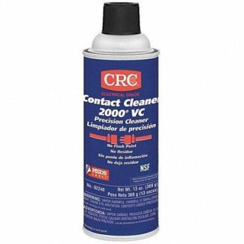 DESCRIPTION: (6) CONTACT CLEANER BRAND/MODEL: CRC #2EAX1 RETAIL$: $40.00 EA SIZE: 13 OZ QTY: 6