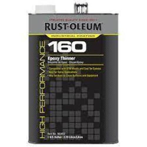 DESCRIPTION: (2) EPOXY THINNER BRAND/MODEL: RUST-OLEUM RETAIL$: 54.5 SIZE: 1 GALLON QTY: 2