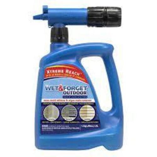 DESCRIPTION: (2) MILD AND MILDEW REMOVER BRAND/MODEL: WET AND FORGET #61CZ54 RETAIL$: $55.72 EA SIZE: 48 OZ QTY: 2