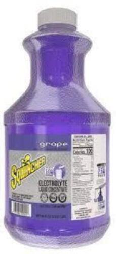 DESCRIPTION: (2) CONCENTRATED SPORTS DRINK CONCENTRATE BRAND/MODEL: SQWINCHER INFORMATION: GRAPE RETAIL$: $17.17 EA SIZE: 64 OZ QTY: 2