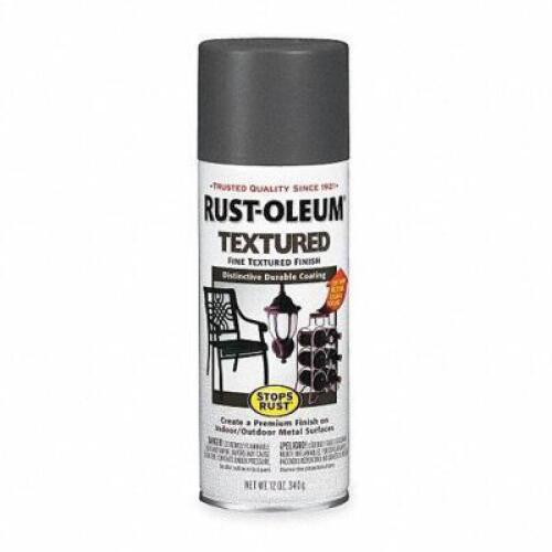DESCRIPTION: (6) TEXTURED SPRAY PAINT BRAND/MODEL: RUST-OLEUM #2CED7 INFORMATION: DARK PEWTER RETAIL$: $11.04 EA SIZE: 12 OZ QTY: 6