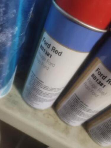 DESCRIPTION: (6) SPRAY PAINT BRAND/MODEL: CLASS C SOLUTIONS GROUP #BD1381 INFORMATION: FORD RED RETAIL$: 8.76 SIZE: 12 OZ QTY: 6