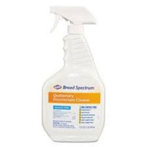 DESCRIPTION: (6) BROAD SPECTRUM QUATERNARY DISINFECTANT BRAND/MODEL: CLOROX #CLO30649 RETAIL$: $8.91 EA SIZE: 32 OZ QTY: 6