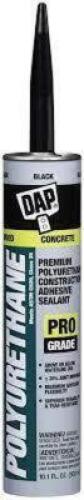 DESCRIPTION: (6) POLYURETHANE ADHESIVE BRAND/MODEL: DAP RETAIL$: $11.04 EA SIZE: 10.1 OZ QTY: 6