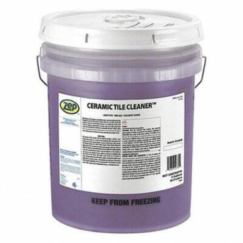 DESCRIPTION: (1) CERAMIC TILE CLEANER BRAND/MODEL: ZEP #450Z92 INFORMATION: PLEASANT FRAGRANCE RETAIL$: 140.8 SIZE: 5 GALLON QTY: 1