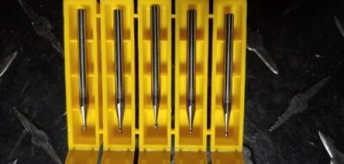 DESCRIPTION: (15) SOLID CARBIDE BALL END MILLS BRAND/MODEL: PRIMATE CEM0100MMB2GMS2 INFORMATION: SOLID CARBIDE RETAIL$: $ 68.90 EACH SIZE: 1.00MM X 2.