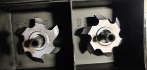 DESCRIPTION: (10) CARBIDE THREADING/GROOVING INSERTS BRAND/MODEL: HORN 628.2629.1766 AS45 RETAIL$: $ 24.99 PER INSERT QTY: 10