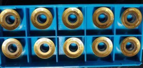 DESCRIPTION: (20) RJLT2007MON IN2530 MILLING INSERTS BRAND/MODEL: INGERSOLL/RJLT2007MON IN2530 RETAIL$: $15.92 PER INSERT QTY: 20