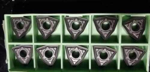 DESCRIPTION: (20) NEGATIVE TRIGON 80 DEGREE INSERTS BRAND/MODEL: WALTER WNMG080412-RP5 RETAIL$: $ 16.97 PER INSERT QTY: 20