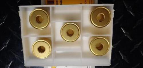 DESCRIPTION: (10) RNMG-88C3S MILLING INSERTS BRAND/MODEL: KENNAMETAL RNMG-88C-3S RETAIL$: $78.93 PER INSERT QTY: 10