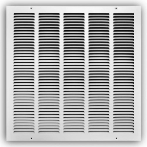 STEEL RETURN AIR FILTER GRILLE IN WHITE