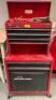 MULTI TIER ROLLING TOOL CABINET WITH ASSORTED TOOLS