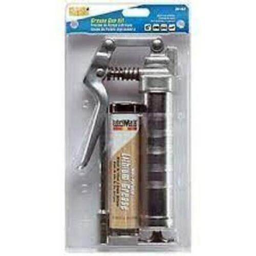 DESCRIPTION: HEAVY DUTY MINI GREASE GUN KIT BRAND/MODEL: PLEWS LOCATION: SHOP QTY: 1