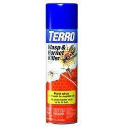 DESCRIPTION: (6) TERRO WASP & HORNET KILLER- 19 OZ BRAND/MODEL: TERRO SIZE: 19 OZ LOCATION: SHOP QTY: 6