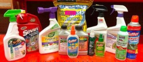 DESCRIPTION: ASSORTED LAWN CARE PRODUCTS AS SHOWN LOCATION: SHOP QTY: 1