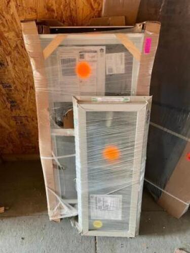 DESCRIPTION: (2) ASSORTED JEN WELD SMALLER WINDOWS AND FRAMES. BRAND / MODEL: JEN WELD LOCATION: BUILDING #3 QTY: 1