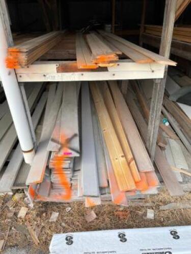 DESCRIPTION: CONTENT OF BIN - ASSORTED PINE SLIDING LOCATION: BUILDING #4 THIS LOT IS: ONE MONEY QTY: 1