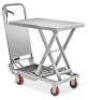 DESCRIPTION: (1) LIFT TABLE BRAND/MODEL: VESTIL/CART-200-PSS INFORMATION: STAINLESS STEEL/CAPACITY: 200 LBS RETAIL$: 1,600.00 SIZE: 32" X 17-1/2"W X 3