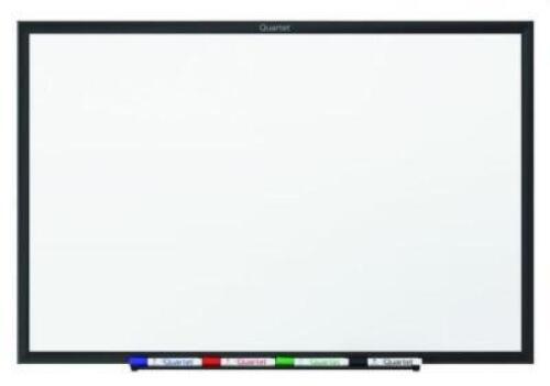 DESCRIPTION: (1) CLASSIC WHITEBOARD BRAND/MODEL: QUARTET/ED1292 INFORMATION: MELAMINE/BLACK FRAME RETAIL$: 114.72 SIZE: 36" X 60" QTY: 1