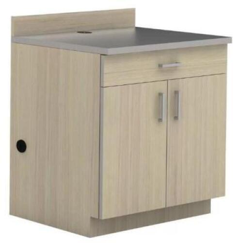DESCRIPTION: (1) STORAGE CABINET BRAND/MODEL: FUNDERBURK/1701VS INFORMATION: VANILLA STIX/1-DRAWER RETAIL$: 1,311.00 SIZE: 25"L X 36"W X 39"H QTY: 1