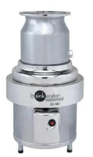 DESCRIPTION: (1) GARBAGE DISPOSAL BRAND/MODEL: IN-SINK-ERATOR/SS300-25 INFORMATION: HP: 3/GRINDING CHAMBER CAPACITY: 317 OZ/STAINLESS STEEL FINISH RET