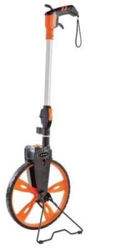 DESCRIPTION: (1) TOP READING MEASURING WHEEL BRAND/MODEL: KESON/RRT12 INFORMATION: MEASURES: 9999'/BETTER BALANCED WHEEL RETAIL$: 80.10 SIZE: 37"H X 1
